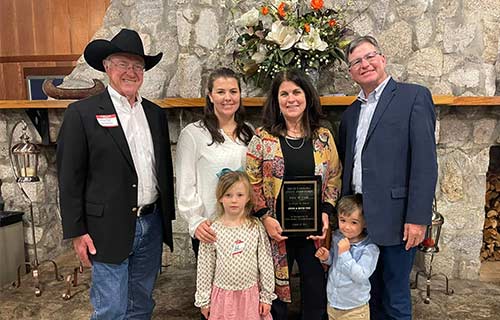 Walter Shealy with Yon Family